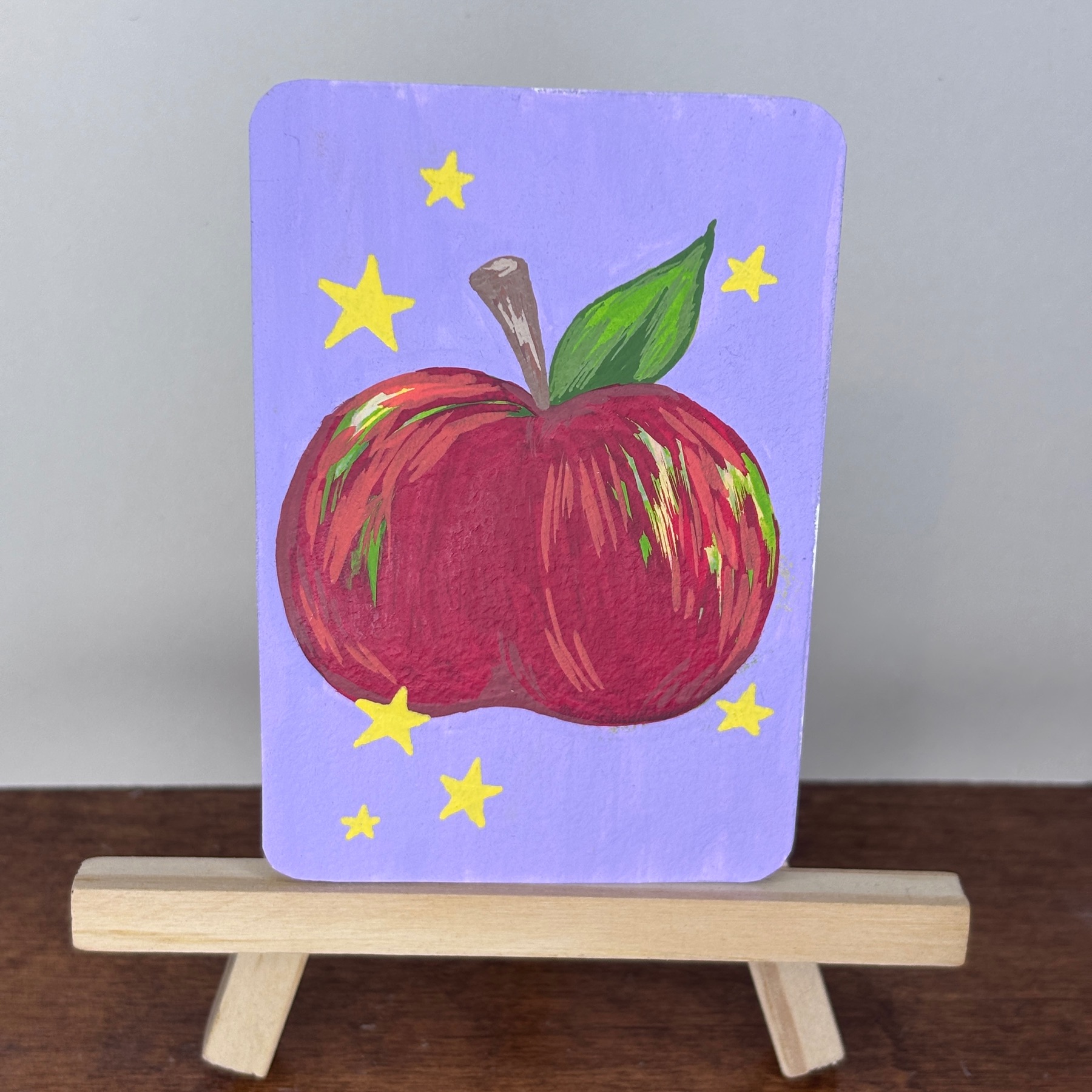 Starry Fruit 1 aceo art card