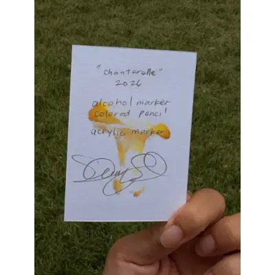 Chanterelle Cutie aceo art card thumbnail 2