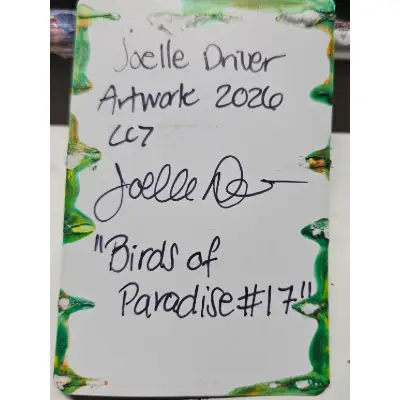 Birds if Paradise #17 aceo art card thumbnail 2