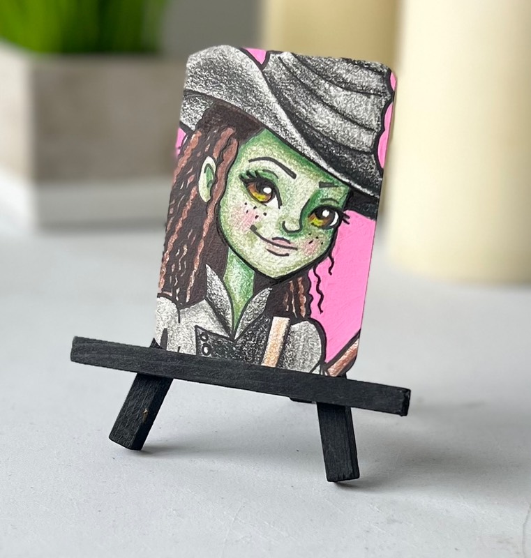 Elphaba aceo art card