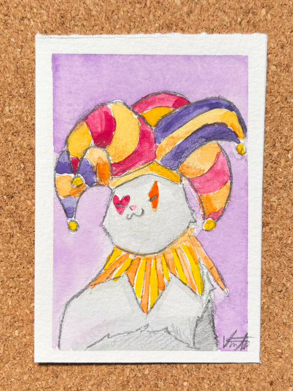 the Jester aceo art card