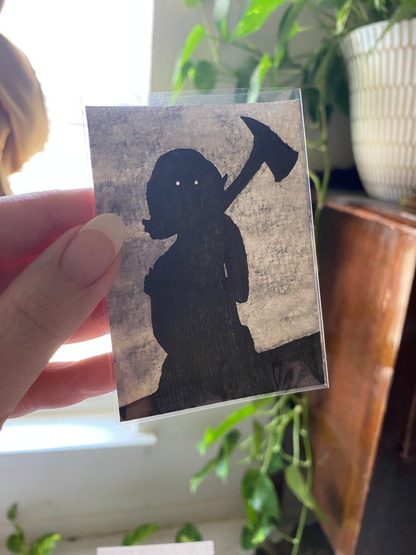Rooftop aceo art card