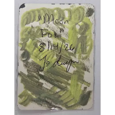 Moon Fox aceo art card thumbnail 3