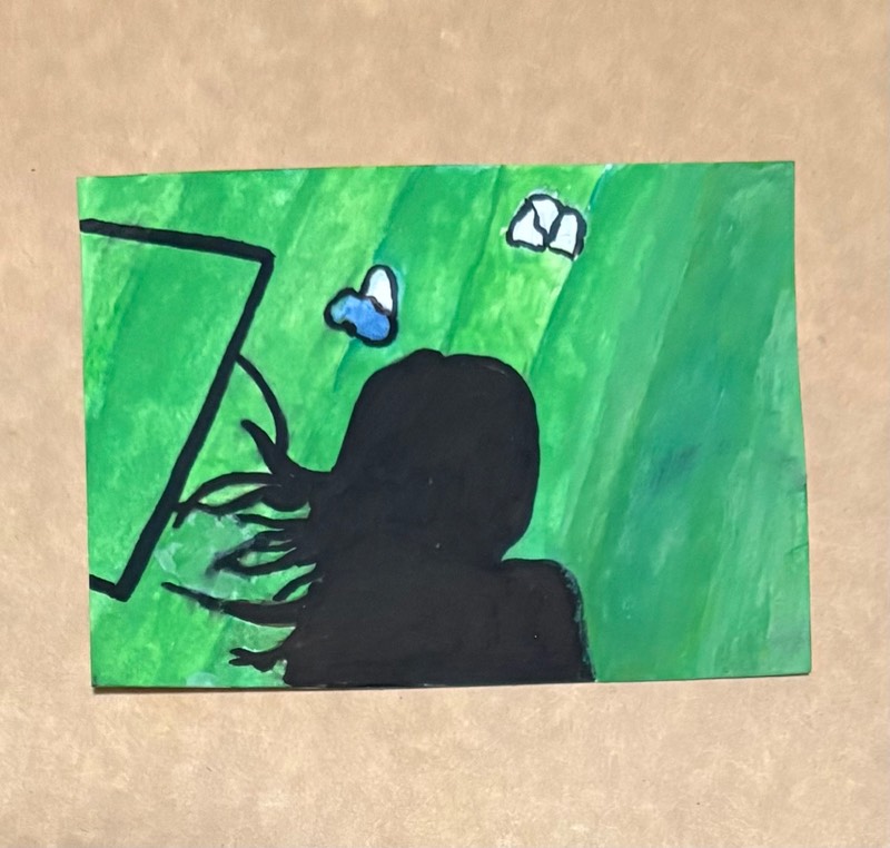 ACEO Ruminations on a Loss aceo art card