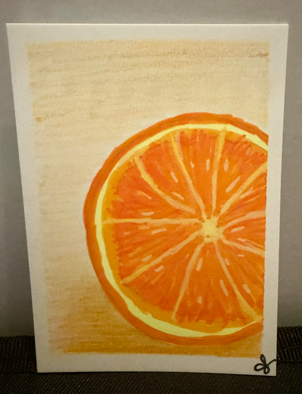 Slice aceo art card