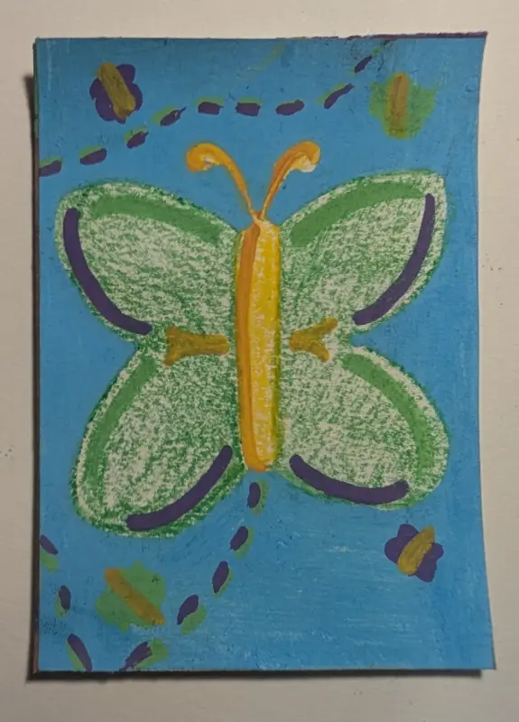 Butterfly Ridge aceo art card