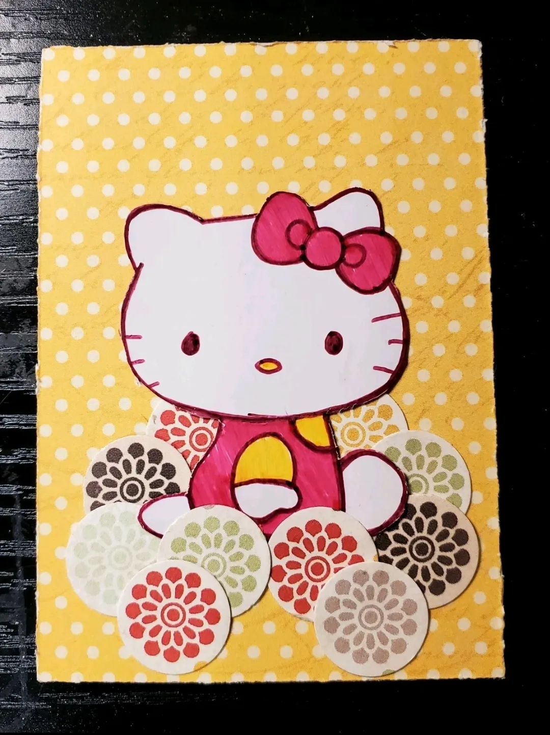 Hello Kitty Reflection 1 aceo art card