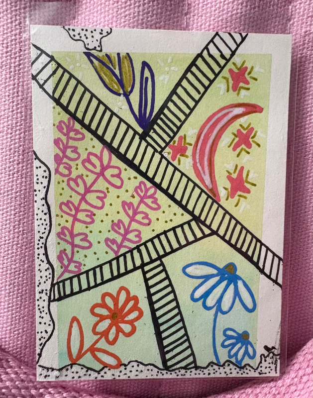 Twilight Ridge aceo art card