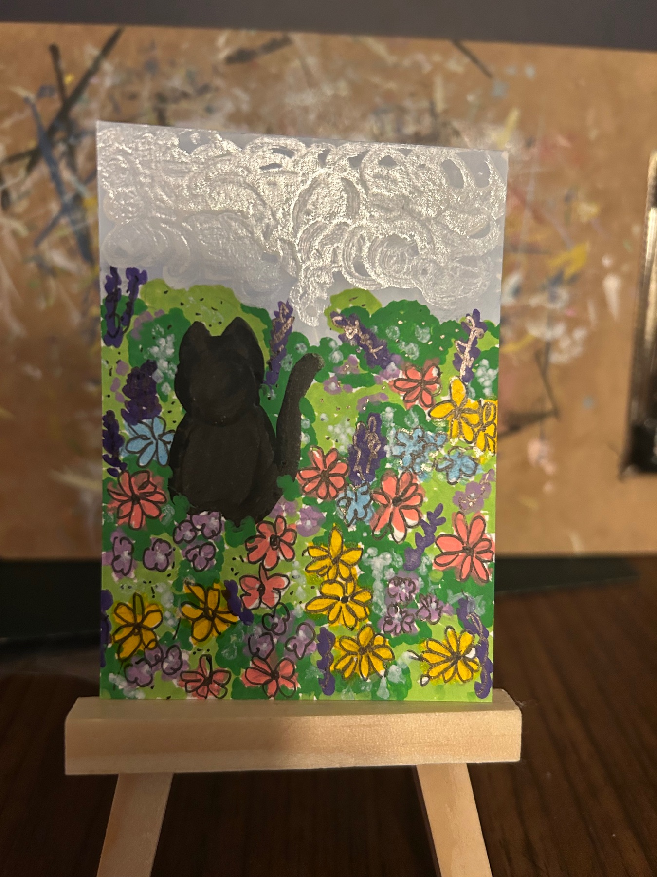 Waiting for Spring aceo art card