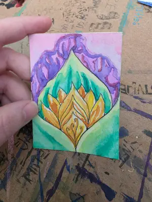 Bloomsday aceo art card thumbnail 3