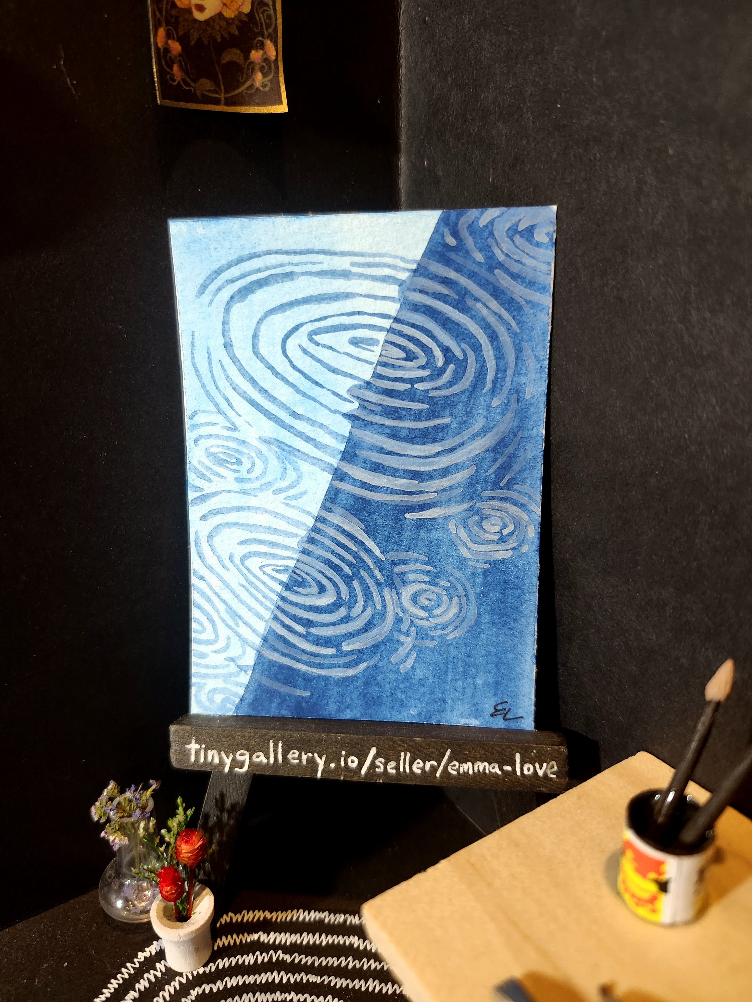 Rain 2 aceo art card