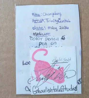 Changeling aceo art card thumbnail 3