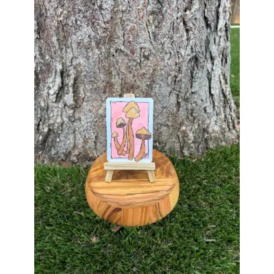 The Truffle Shuffle aceo art card thumbnail 1