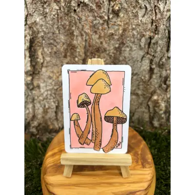 The Truffle Shuffle aceo art card thumbnail 2