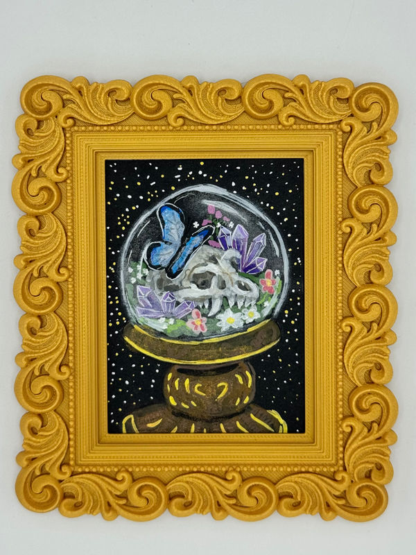 Mini world terrerium aceo art card