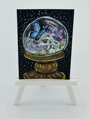 Mini world terrerium aceo art card thumbnail 2