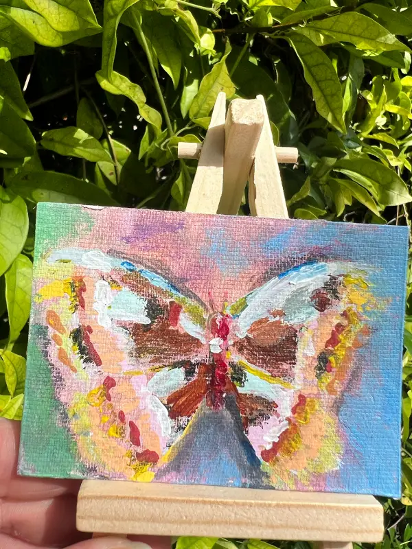 Flutter aceo art card