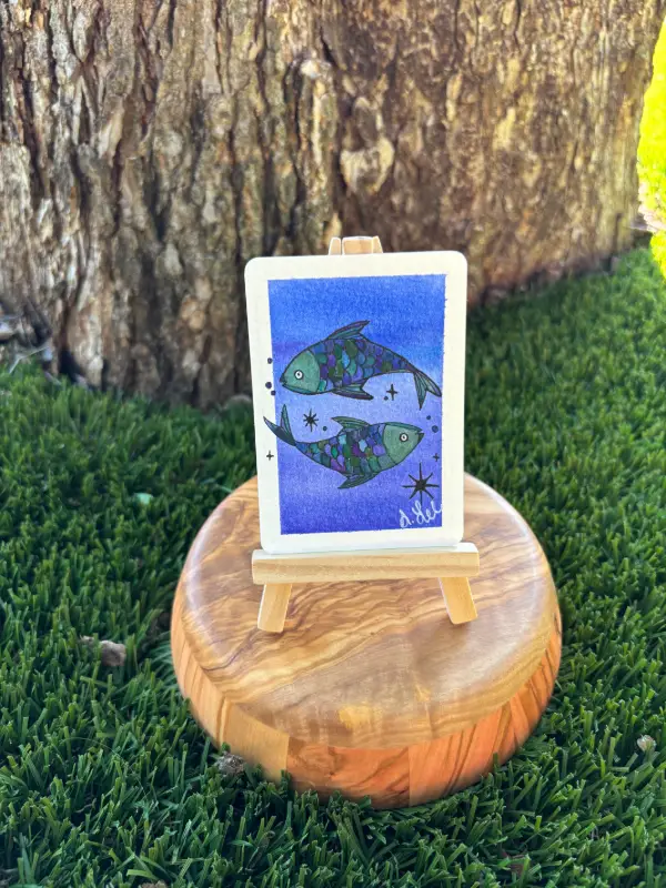 Pieces aceo art card