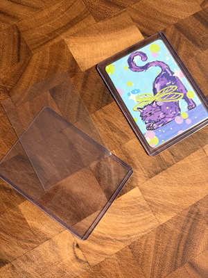 Dragon wings aceo art card thumbnail 2