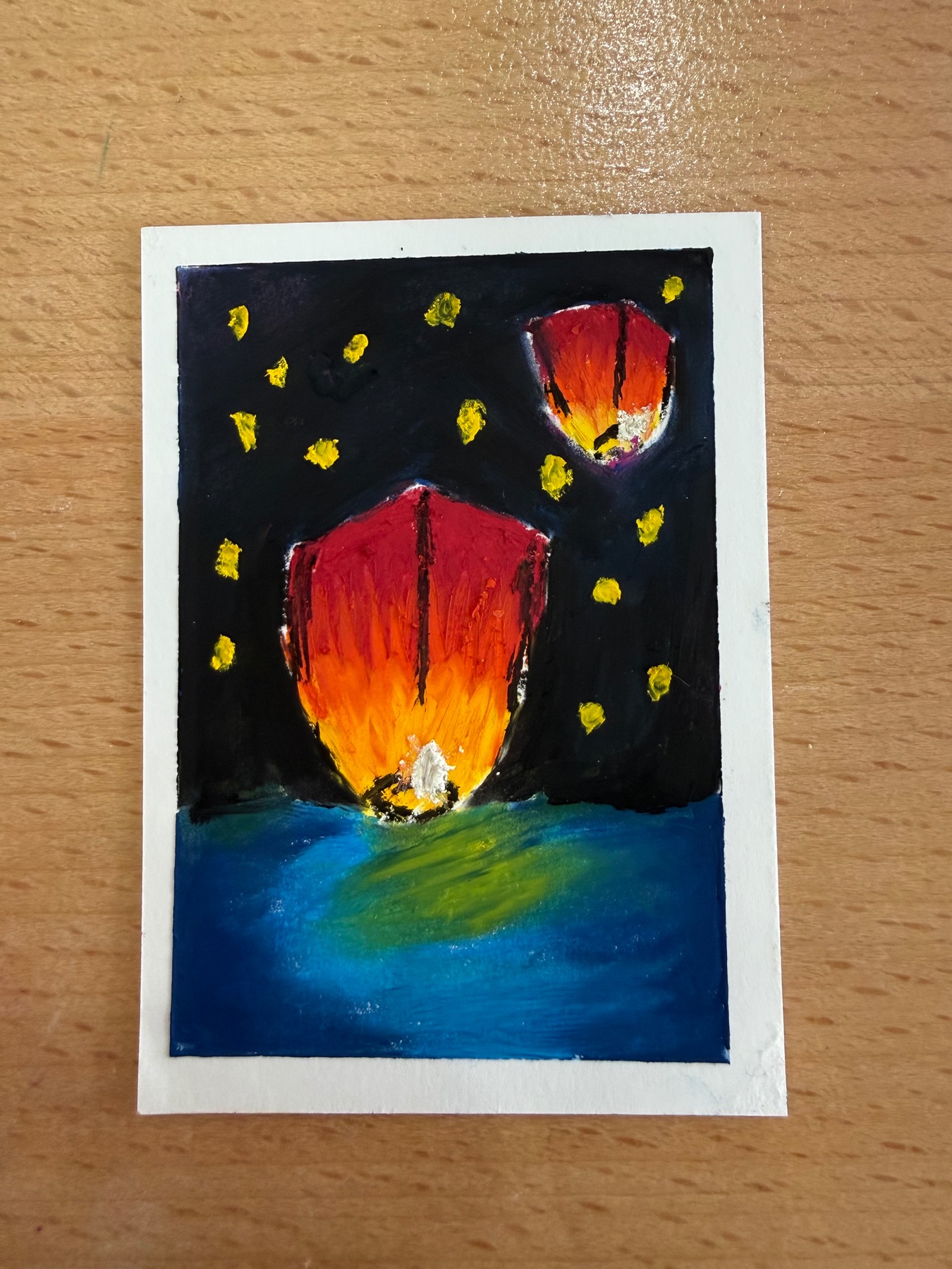 Roll&Paint Day 11 aceo art card