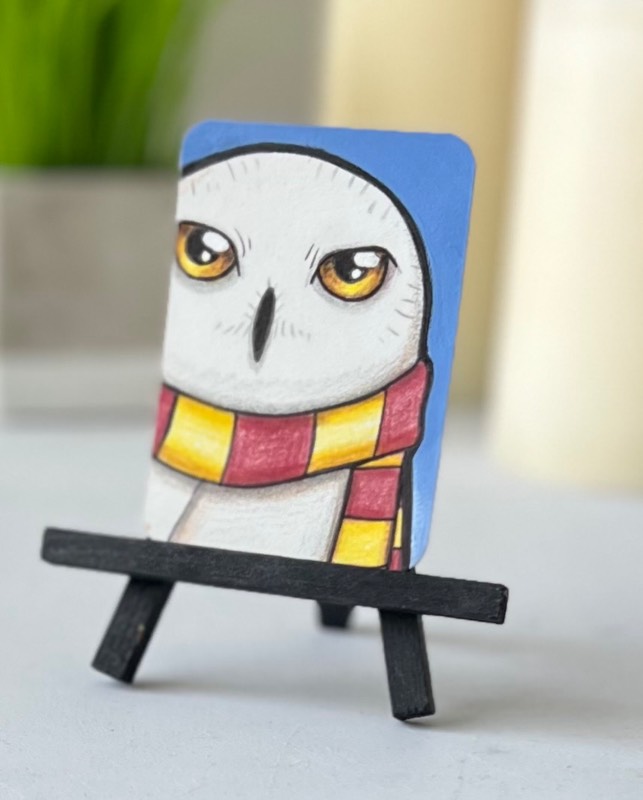 Hedwig aceo art card