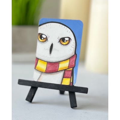Hedwig aceo art card thumbnail 1