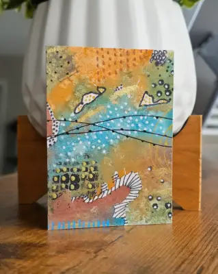 Autumn Current aceo art card thumbnail 1