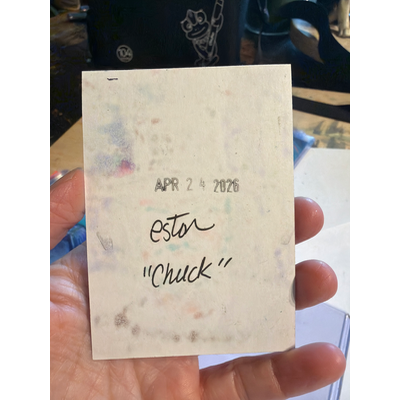 Chuck aceo art card thumbnail 2