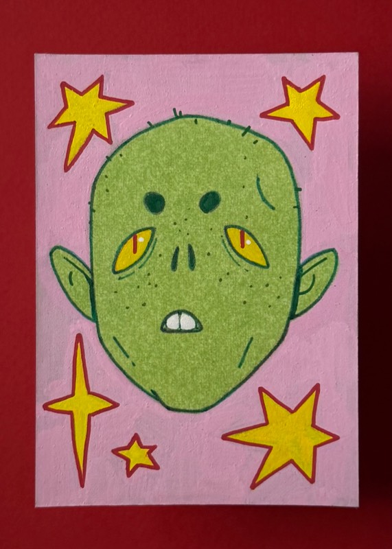 Goober aceo art card