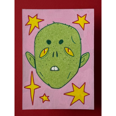 Goober aceo art card thumbnail 1