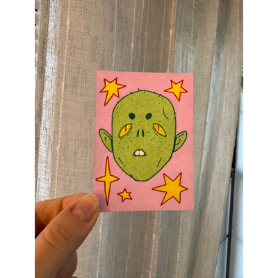 Goober aceo art card thumbnail 2