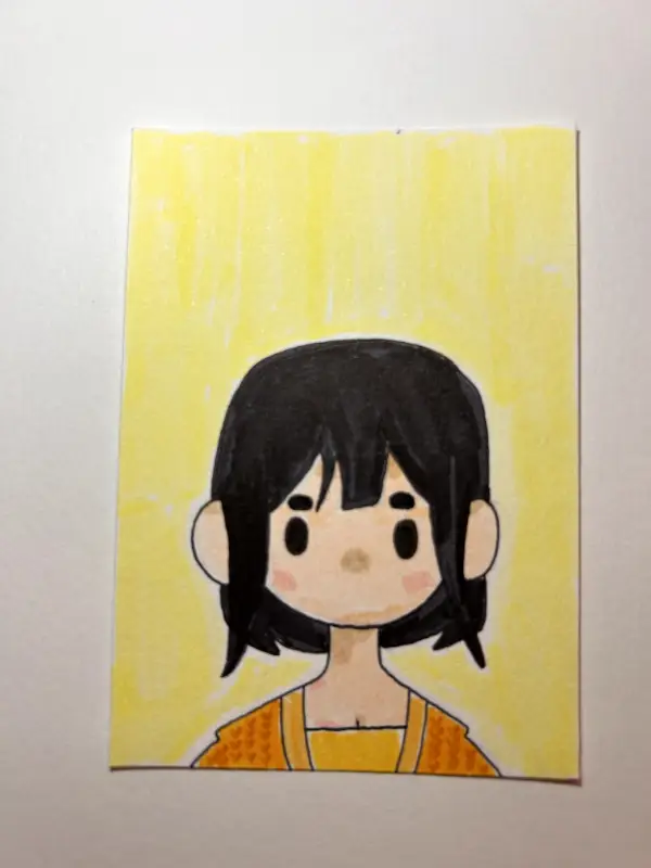 Portrait 5 aceo art card