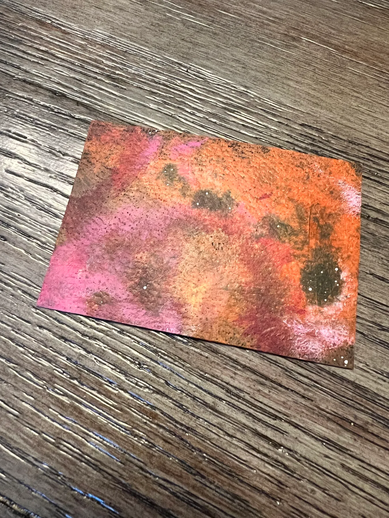 Warm Galaxy ACEO aceo art card
