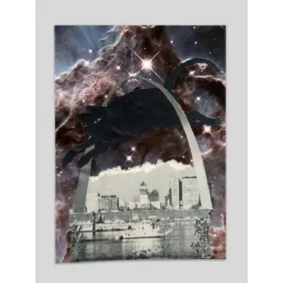Midnight over Metropolis aceo art card thumbnail 1