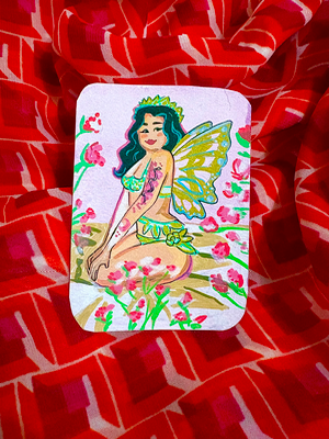 She Was A Fairy aceo art card thumbnail 1