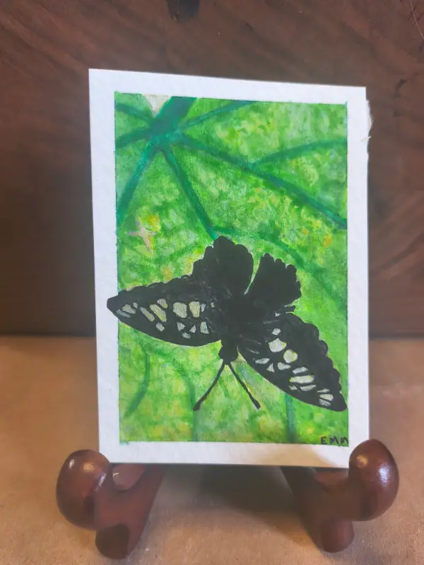 Underside aceo art card