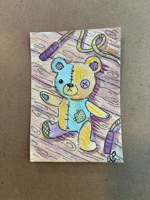 Lost Toys aceo art card