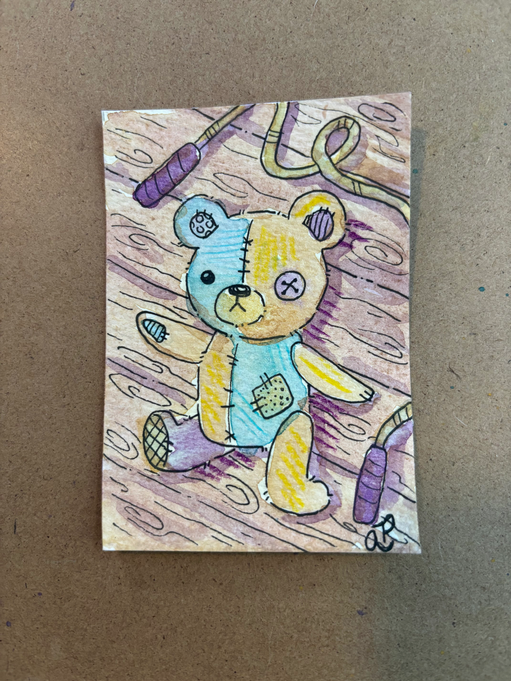Lost Toys aceo art card