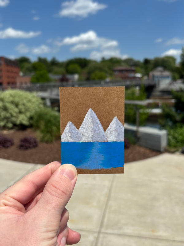Artic Glacier aceo art card
