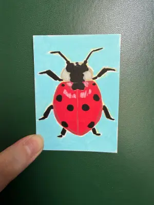 Pretty Lady aceo art card thumbnail 1
