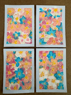 Summer Afternoon (2 of 4) aceo art card thumbnail 1