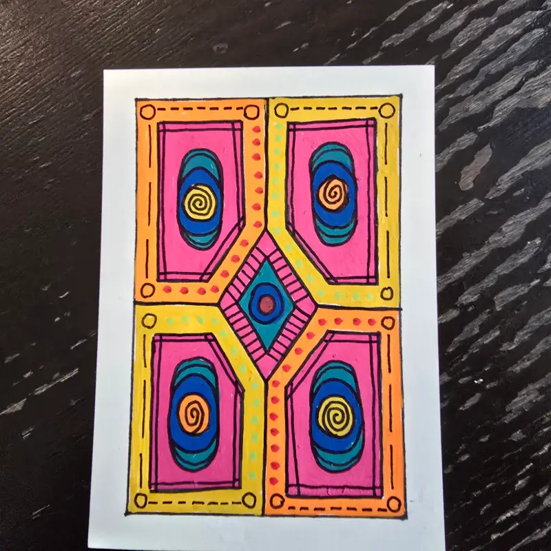 Mmm...door? aceo art card