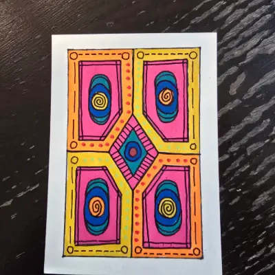 Mmm...door? aceo art card thumbnail 1