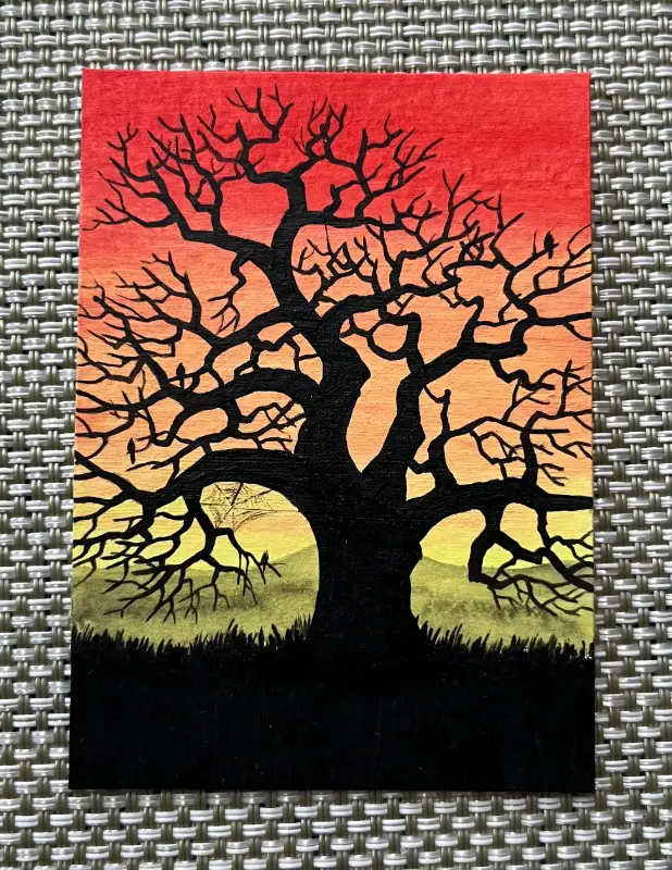 "Inspiration" aceo art card