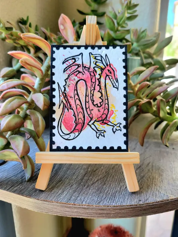 Lindworm aceo art card