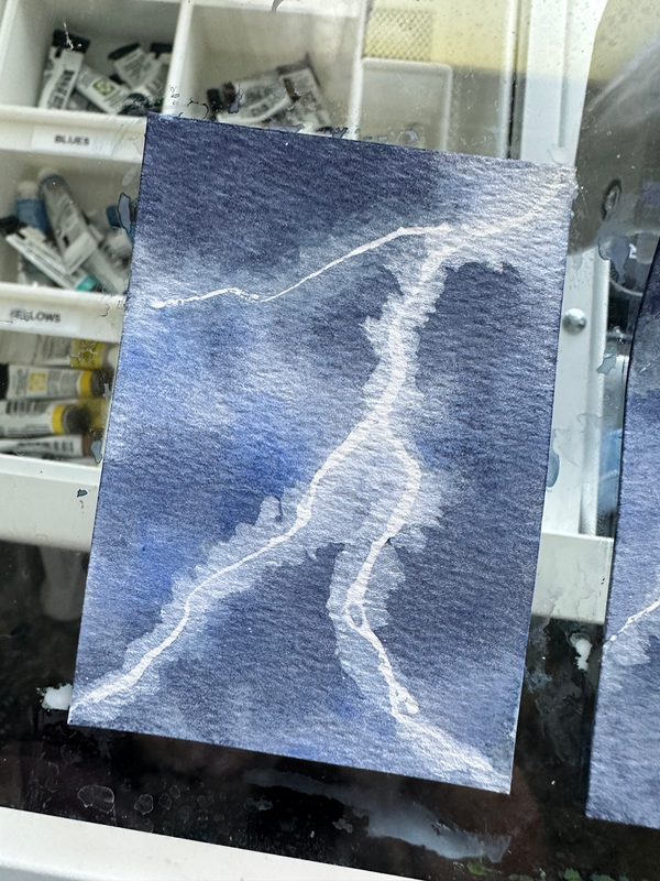 Light Up the Sky #1 of 3 aceo art card