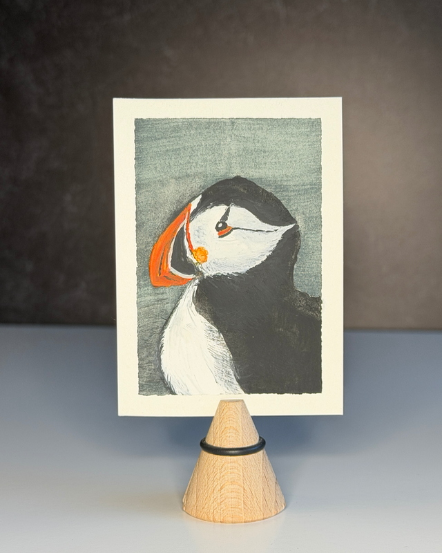 Puffin aceo art card
