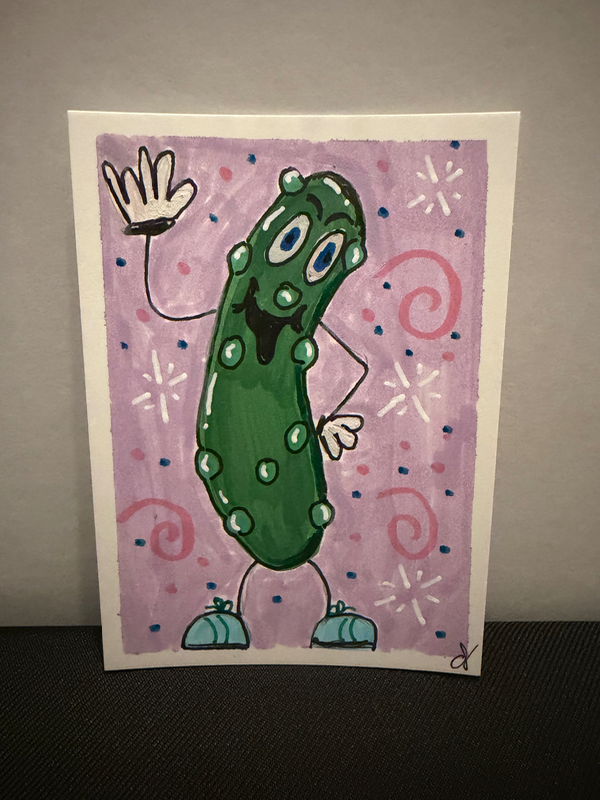Not that Big of a Dill aceo art card
