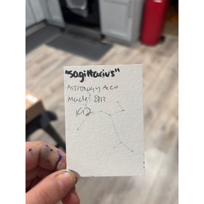 Sagittarius Constellation/ Astrology aceo art card thumbnail 2