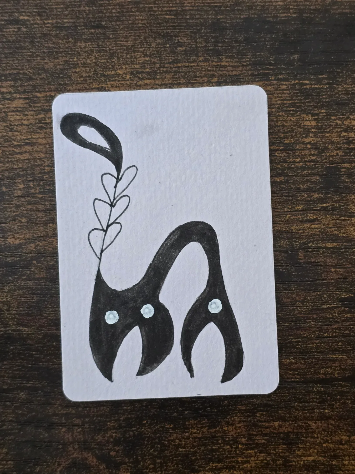 Wiggly George aceo art card